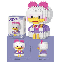 Pink Bow Duck Mini Building Blocks Figure – 298 Pieces, LEGO® Compatible