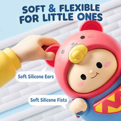 Wobble Superhero Toy for Babies & Toddlers – Roly Poly Tumbler with Built-In Bell