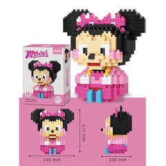 Pink Bow Mini Building Blocks Figure – 324 Pieces, LEGO® Compatible